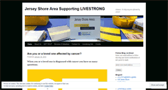 Desktop Screenshot of jerseyshorearea4livestrong.wordpress.com