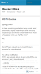 Mobile Screenshot of househikes.wordpress.com