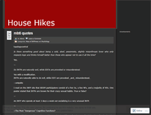 Tablet Screenshot of househikes.wordpress.com