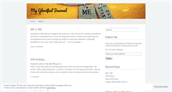 Desktop Screenshot of myglorifiedjournal.wordpress.com