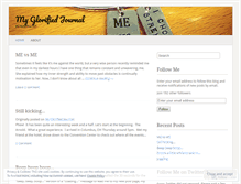 Tablet Screenshot of myglorifiedjournal.wordpress.com