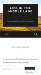 Mobile Screenshot of lifeinthemiddlelane.wordpress.com