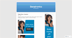 Desktop Screenshot of danatronics.wordpress.com