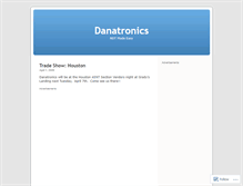 Tablet Screenshot of danatronics.wordpress.com