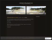 Tablet Screenshot of gregoryszoo.wordpress.com