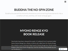 Tablet Screenshot of nichiren.wordpress.com