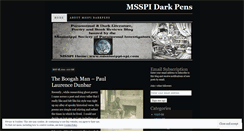 Desktop Screenshot of msspidarkpens.wordpress.com