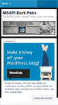 Mobile Screenshot of msspidarkpens.wordpress.com