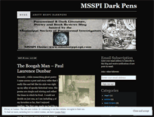 Tablet Screenshot of msspidarkpens.wordpress.com