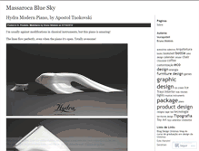 Tablet Screenshot of massarocabluesky.wordpress.com