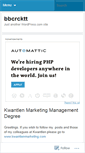 Mobile Screenshot of bbcrcktt.wordpress.com
