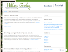 Tablet Screenshot of hillarygurley.wordpress.com