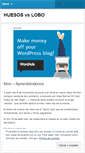 Mobile Screenshot of huesosvslobo.wordpress.com