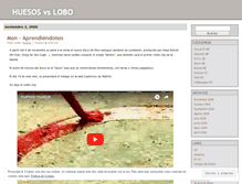 Tablet Screenshot of huesosvslobo.wordpress.com