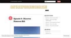 Desktop Screenshot of eatsleepdreamenglish.wordpress.com