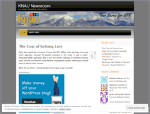 Tablet Screenshot of knau.wordpress.com