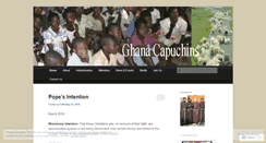 Desktop Screenshot of ghanacaps.wordpress.com