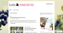 Desktop Screenshot of faithandpeanutbutter.wordpress.com