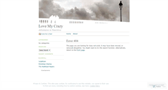 Desktop Screenshot of lovemycrazy.wordpress.com