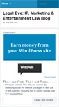 Mobile Screenshot of legaleve.wordpress.com