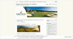 Desktop Screenshot of forestdunes.wordpress.com