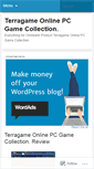Mobile Screenshot of blogterragameonline.wordpress.com