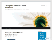 Tablet Screenshot of blogterragameonline.wordpress.com