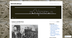 Desktop Screenshot of demokrateeya.wordpress.com