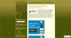 Desktop Screenshot of conservandolonuestro.wordpress.com