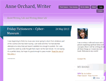 Tablet Screenshot of anneorchardwriter.wordpress.com