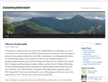 Tablet Screenshot of iraisemyebenezer.wordpress.com