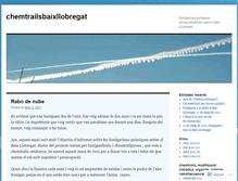 Tablet Screenshot of chemtrailsbaixllobregat.wordpress.com