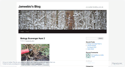Desktop Screenshot of jameebio.wordpress.com