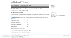 Desktop Screenshot of ianmacdougall.wordpress.com