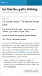 Mobile Screenshot of ianmacdougall.wordpress.com