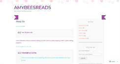 Desktop Screenshot of amybeesreads.wordpress.com