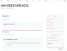 Tablet Screenshot of amybeesreads.wordpress.com