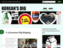 Tablet Screenshot of koreansdig.wordpress.com