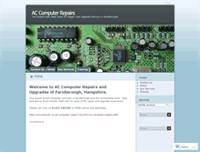 Tablet Screenshot of accomputers.wordpress.com