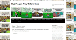 Desktop Screenshot of cparmyuniforms.wordpress.com