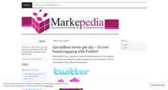 Desktop Screenshot of markepedia.wordpress.com