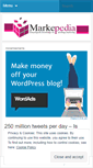 Mobile Screenshot of markepedia.wordpress.com