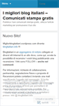 Mobile Screenshot of miglioriblogitaliani.wordpress.com