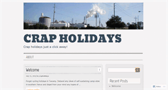 Desktop Screenshot of crapholidays.wordpress.com