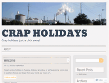 Tablet Screenshot of crapholidays.wordpress.com