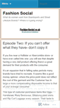 Mobile Screenshot of fashionsocial.wordpress.com