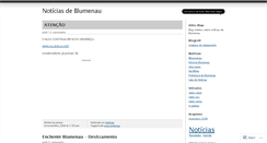 Desktop Screenshot of allesblau.wordpress.com