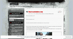 Desktop Screenshot of fit2flex.wordpress.com