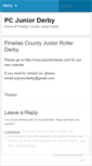 Mobile Screenshot of pcjuniorderby.wordpress.com