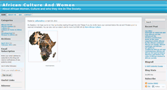 Desktop Screenshot of cultureafrico.wordpress.com